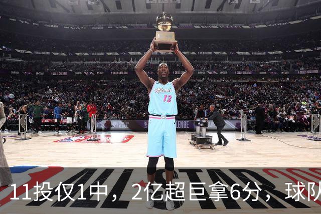 11投仅1中，2亿超巨拿6分，球队47分惨败，送走三球这老大不好当